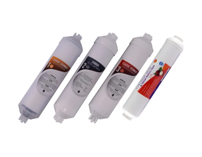 AQUASET 12" Inline Eco Dörtlü Filtre Seti