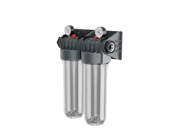 10" Tesisat Tipi Manometreli Deluxe Filtre İkili