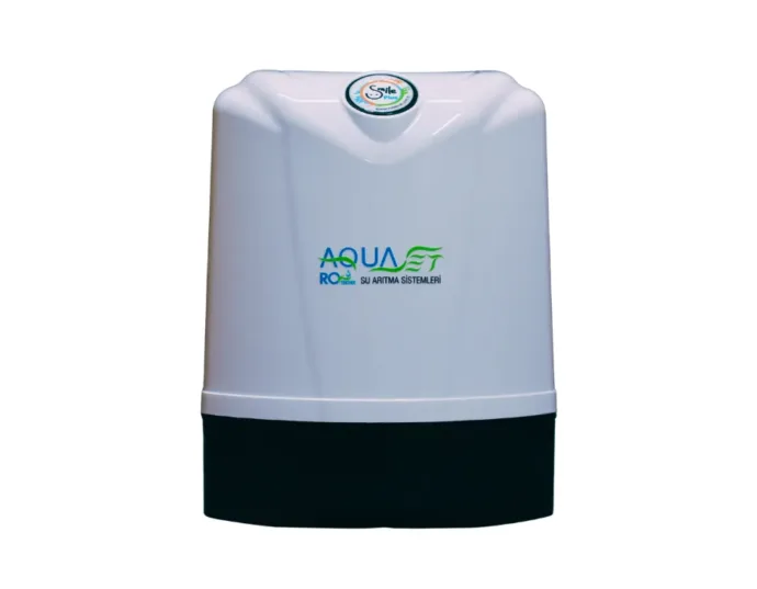 AQUASET RT-V105-P Smile Plus Serisi Kabinli Pompalı Su Arıtma Cihazı Beyaz