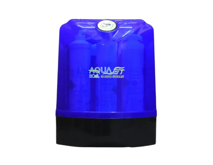 AQUASET RT-V105-P Smile Plus Serisi Kabinli Pompalı Su Arıtma Cihazı Mavi